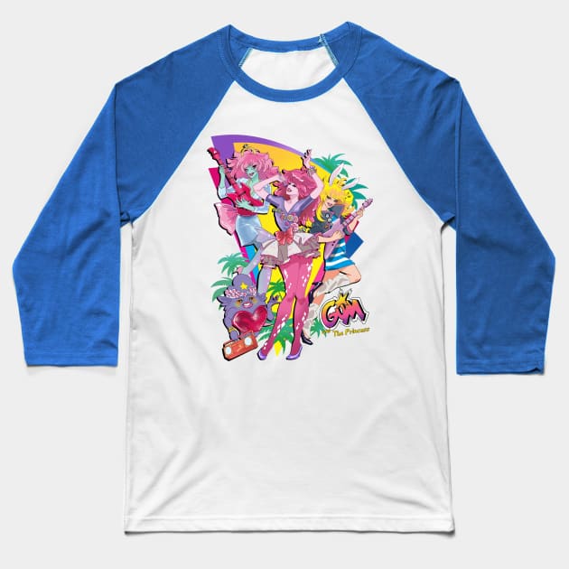 Gum and The Princess Baseball T-Shirt by VegaNya